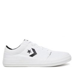 Tenisówki Converse. Białe trampki i tenisówki damskie Converse, bez wzorów, bez zapięcia. Za 219.99 zł.