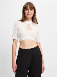 Krüger Dirndl bluzka dirndl Kobiety biały, 36. Białe bluzki damskie Krüger Dirndl, bez wzorów, z koronki, bez kołnierzyka, bez ramiączek. Za 299.95 zł.