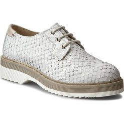 Półbuty WRANGLER - Riva Snake WL161713 Offwhite 98. Brązowe półbuty damskie Wrangler, z materiału. W wyprzedaży za 279.00 zł.