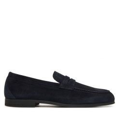 Loafersy Tommy Hilfiger. Niebieskie mokasyny męskie Tommy Hilfiger. Za 649.99 zł.