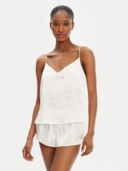 Juicy Couture Koszulka piżamowa JCLCT125511 Écru Regular Fit. Piżamy damskie Juicy Couture, l, bez wzorów, z syntetyku, bez ramiączek. Za 99.99 zł.