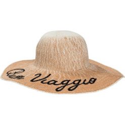 Kapelusz słomkowy bonprix beżowo-czarny. Czapki i kapelusze damskie bonprix. Za 32.99 zł.