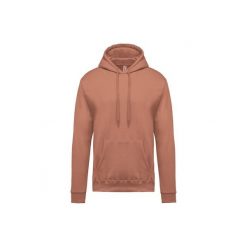 Bluza z kapturem Kariban. Brązowe bluzy męskie KARIBAN, m, bez wzorów, z kapturem. Za 175.00 zł.