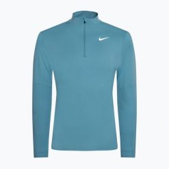 Longsleeve do biegania męski Nike Dri-FIT Element 1/2-Zip. Niebieskie koszulki sportowe męskie Nike, m, bez wzorów, bez kołnierzyka, bez ramiączek, do biegania, dri-fit (nike). Za 299.99 zł.