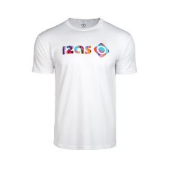 Oddychająca koszulka techniczna CREUS M BIG LOGO z technologią DRY i Hydrospeed. Białe koszulki sportowe męskie IZAS, m, bez wzorów, bez kołnierzyka, bez ramiączek, na fitness i siłownię. W wyprzedaży za 121.70 zł.