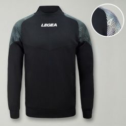 Kobieta Bieganie Kurtka Lekka z Kapturem Czarny-Zielony Tiffany. Czarne kurtki sportowe damskie Legea, xs, bez wzorów, z materiału, z kapturem, do biegania. Za 128.00 zł.