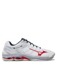Mizuno Buty halowe Wave Voltage 2 V1GA2460 Biały. Białe buty sportowe męskie Mizuno, ze skóry, bez zapięcia. Za 399.99 zł.