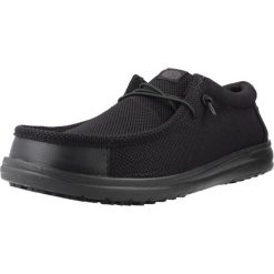Buty HEY DUDE WALLY WORK CE Czarny. Czarne trekkingi męskie Hey dude, trekkingowe. Za 388.25 zł.