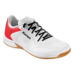 Buty halowe Kempa Kourtfly Three. Białe buty sportowe męskie Kempa, bez zapięcia, do piłki ręcznej. Za 292.00 zł.
