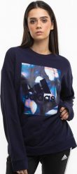 Adidas Bluza damska adidas U4U Soft Knit Swe granatowa GS3880 XS. Bluzy damskie Adidas, xs, bez wzorów, bez kaptura. Za 147.38 zł.