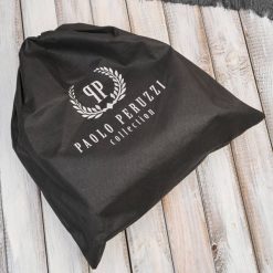 Męska torba skórzana na dokumenty na laptopa koniakowa Paolo Peruzzi IM-05-CG. Szare torby na laptopa męskie bez wzorów, z jeansu. Za 319.00 zł.