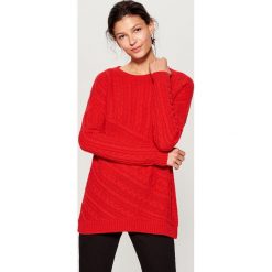 Sweter z wełną - Czerwony. Swetry damskie marki Mohito. Za 119.99 zł.