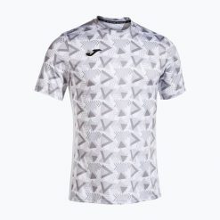 Koszulka do biegania męska Joma R-Trail Nature. Białe koszulki sportowe męskie Joma, m, bez wzorów, z elastanu, bez kołnierzyka, bez ramiączek, do biegania. Za 83.99 zł.