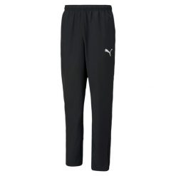 Spodnie męskie Puma teamRISE Sideline Pants. Białe spodnie sportowe męskie Puma, l, bez wzorów, do piłki nożnej. Za 149.00 zł.