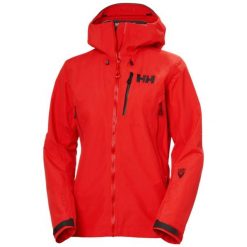 Damska kurtka turystyczna Helly Hansen Odin 9 Worlds 3.0. Czerwone kurtki damskie Helly Hansen, bez wzorów, bez kaptura. Za 2,055.70 zł.