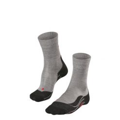 Skarpetki damskie Falke TK5. Szare skarpety damskie Falke, bez wzorów, z poliamidu. Za 160.00 zł.