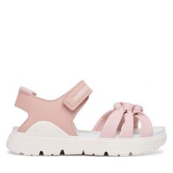 Sandały Biomecanics. Czerwone sandały dziewczęce Biomecanics, bez zapięcia. Za 289.99 zł.