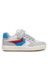 Geox Sneakersy J Arzach Boy J454AA 0FU54 C1129 S Szary. Szare buty sportowe chłopięce Geox, bez wzorów, ze skóry, bez zapięcia. Za 249.99 zł.