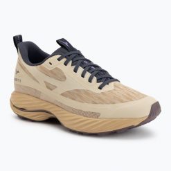 Buty do biegania damskie Mizuno Wave Rider TT 3. Brązowe obuwie sportowe damskie Mizuno, bez wzorów, do biegania, mizuno wave. Za 489.99 zł.