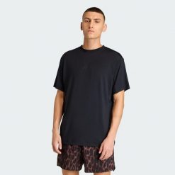 KOSZULKA PUREMOTION. Czarne koszulki sportowe męskie Adidas, l, bez wzorów, z dzianiny, bez kołnierzyka, bez ramiączek, na fitness i siłownię, climacool (adidas). Za 199.00 zł.