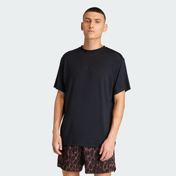 KOSZULKA PUREMOTION. Czarne koszulki sportowe męskie Adidas, l, bez wzorów, z dzianiny, bez kołnierzyka, bez ramiączek, na fitness i siłownię, climacool (adidas). Za 199.00 zł.