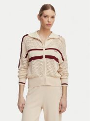 Guess Bluza V6GR08 Z0729 Beżowy Regular Fit. Brązowe bluzy damskie Guess, l, z aplikacjami, z syntetyku, bez kaptura. Za 381.99 zł.
