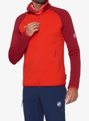 Bluza bez kaptura Mammut Aconcagua ML Jacket. Czerwone bluzy męskie Mammut, m, bez wzorów, z materiału, bez kaptura. Za 890.99 zł.