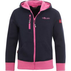 Bluza "Oslo" w kolorze granatowo-różowym. Bluzy dla dziewczynek marki Trollkids. W wyprzedaży za 69.95 zł.