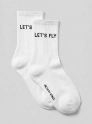 Skarpetki damskie WINGS UNLEASH WHITE. Białe skarpety damskie Wings, bez wzorów, z bawełny. Za 22.90 zł.