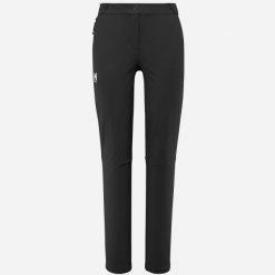Spodnie trekkingowe damskie Millet Ubic Stretch Pant W regular fit. Czarne spodnie materiałowe damskie Millet, bez wzorów. Za 407.30 zł.