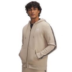Bluza z kapturem Under Armour Icon. Białe bluzy męskie Under Armour, m, bez wzorów, z bawełny, z kapturem, na fitness i siłownię. Za 353.30 zł.