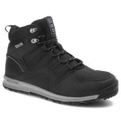 Trekkingi męskie Big Star, z materiału tekstylnego z wysoką cholewką klasycznym sznurowaniem na metalowych hakach, czarne, KK174371 906. Czarne botki męskie Big Star, na zimę, bez wzorów, ze skóry ekologicznej, eleganckie, przed kolano, bez zapięcia. Za 205.00 zł.