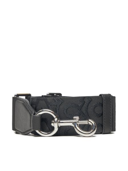 Marc Jacobs Wymienny pasek do torebki 2F3SST016S08 Czarny. Czarne torebki do ręki damskie Marc Jacobs, bez wzorów, z materiału, bez dodatków. Za 449.99 zł.