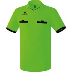Koszulka sędziowska Erima Saragossa. Czarne koszulki sportowe męskie Erima, l, bez wzorów, bez kołnierzyka, bez ramiączek, na fitness i siłownię. Za 212.00 zł.
