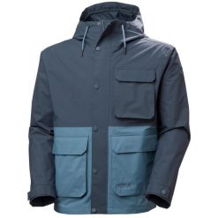Kurtka wodoodporna Helly Hansen Escape Utility. Niebieskie kurtki męskie Helly Hansen, m, bez wzorów, eleganckie, bez kaptura. Za 899.00 zł.