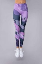 Legginsy sportowe damskie DEEP TRIP Ricco. Fioletowe legginsy damskie DEEP TRIP, l, bez wzorów, z elastanu. Za 179.00 zł.