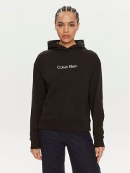 Calvin Klein Bluza Hero Logo K20K205449 Czarny Regular Fit. Czarne bluzy damskie Calvin Klein, xl, bez wzorów, z bawełny, bez kaptura. Za 309.99 zł.