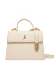 Patrizia Pepe Torebka 8B0326/L061-W405 Écru. Torebki do ręki damskie Patrizia Pepe, bez wzorów, ze skóry, bez dodatków. Za 1,129.00 zł.