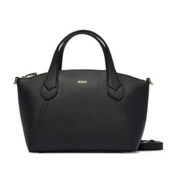 Torebka BOSS. Czarne torebki do ręki damskie Boss, bez wzorów, klasyczne, bez dodatków. Za 1,249.00 zł.