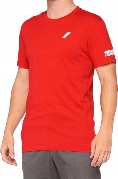 100% T-shirt 100% TILLER krótki rękaw red roz. L (NEW). Czerwone t-shirty męskie 100%, l, bez wzorów, bez kołnierzyka. Za 93.69 zł.