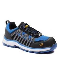 Półbuty CAT Footwear. Niebieskie półbuty na co dzień męskie CAT Footwear, bez zapięcia. Za 489.99 zł.