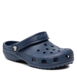 Klapki Crocs. Czerwone klapki damskie Crocs, bez wzorów, bez obcasa. Za 309.99 zł.