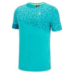 Koszulka Macron Run Prime Billy. Niebieskie koszulki sportowe męskie Macron, bez wzorów, bez kołnierzyka, bez ramiączek, do biegania. Za 255.00 zł.