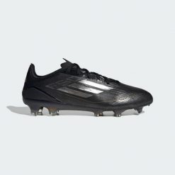 Buty F50 Pro FG. Czarne obuwie sportowe damskie Adidas, bez wzorów, z materiału, do piłki nożnej. Za 699.00 zł.