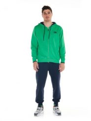 Bluza z kaptur na co dzień na siłownię. Białe bluzy męskie LEONE 1947 APPAREL, xl, bez wzorów, z dresówki, bez kaptura, na fitness i siłownię. Za 252.56 zł.