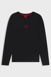 Koszulka sportowa męska Hugo Loungewear Laze NERO. Czarne koszulki sportowe męskie Hugo Boss, l, bez wzorów, z materiału, bez kołnierzyka, bez ramiączek. Za 221.91 zł.