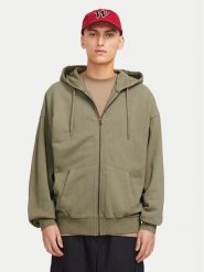 Jack & Jones Bluza Charge 12270279 Szary Loose Fit. Szare bluzy męskie Jack & Jones, m, bez wzorów, z bawełny, bez kaptura. Za 119.99 zł.