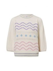 Nümph sweter z dzianiny - Nufurmento Kobiety biały, XL. Białe swetry damskie Nümph, xl, bez wzorów, z dzianiny, eleganckie, bez kołnierzyka, bez ramiączek, bez kaptura. Za 279.95 zł.