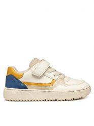 Geox Sneakersy J Theleven J56LDD 054FU C1M2G M Écru. Buty sportowe chłopięce Geox, bez wzorów, ze skóry, bez zapięcia. Za 139.99 zł.