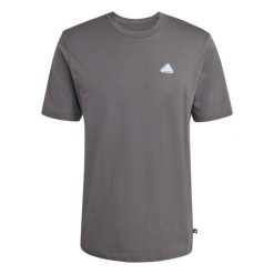Koszulka męska adidas M C ICON TEE XL. Zielone koszulki sportowe męskie Adidas, na lato, m, bez wzorów, z bawełny, bez kołnierzyka, bez ramiączek, na fitness i siłownię. Za 89.95 zł.